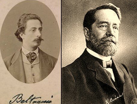 Eugenio Beltrami (1835- 1900) y Félix Christian Klein (1849- 1925)