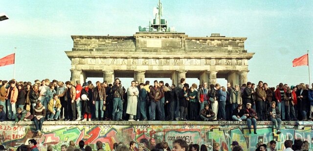 Caída del Muro de Berlín.