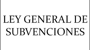 LEY 463 de SUBVENCIONES