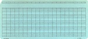 Datos en tarjetas perforadas