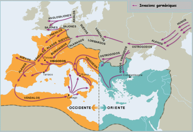 Divisió de l'imperi Romà