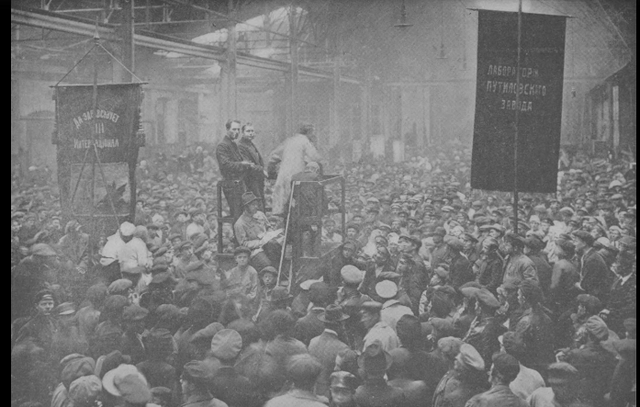 Revolución marxista soviética en rusia