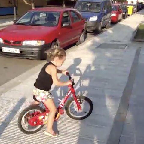 Vaig començar a anar amb bici