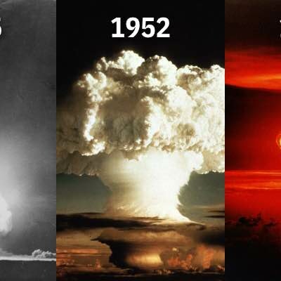 Timeline: Von USA durchgeführte Kernwaffentests zwischen 1945 und 1963