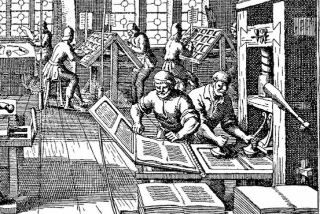 Invention de l'imprimante