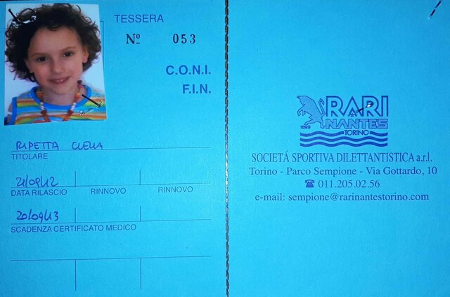 Iscrizione Corso di Nuoto