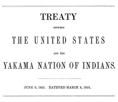 Yakama Treaty of 1855