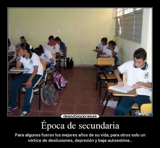 Inicio de secundaria.