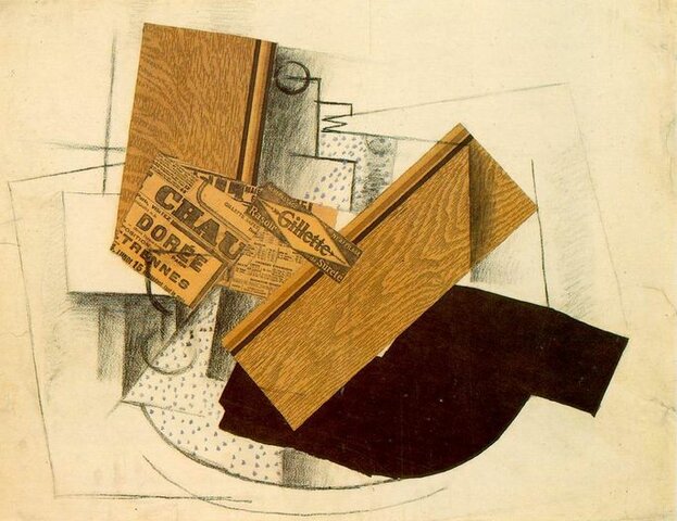 Violín y pipa, 'Le Quotidien' (Cubismo)