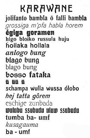 Karawane (Dadaísmo)