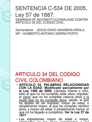 Corte Constitucional. Sentencia C 534/2005.