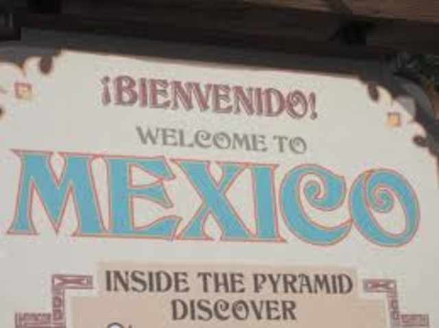 La llegada a México