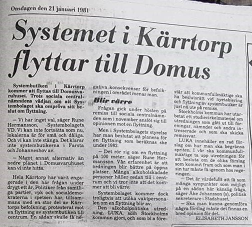 Systemet flyttar (en liten bit)...