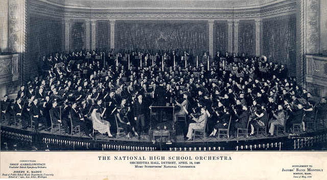 Randall J. Condon and the National High School Orchestra