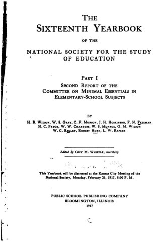 National Society for the Student of Education (NSSE)