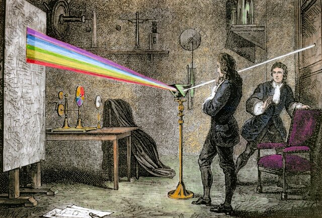 Teoria de la luz de Isaac Newton