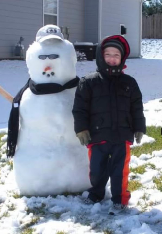 Yo hice un hombre de nieve