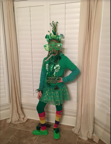 Puse mucho verde por día de San Patricio