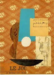 Picasso, Guitar, Sheet Music, and Glass