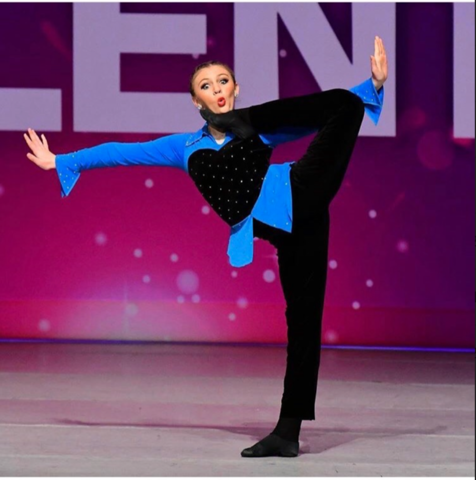 Realicé una rutina de baile en competencia