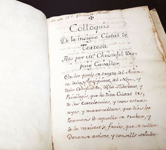 Los col·loquis de la insigne ciutat de Tortosa - Cristòfor Despuig