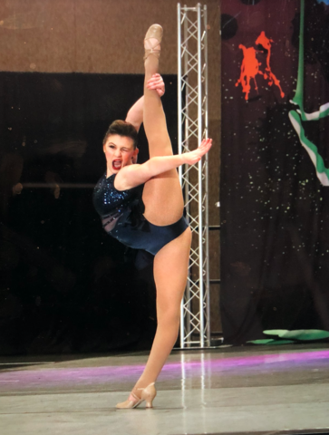 Realicé una rutina de baile en nacionales el año pasado