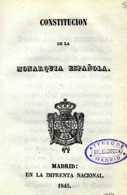 Constitució de 1845