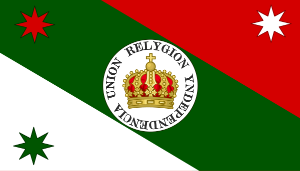 Bandera del Ejercito Trigarante.
