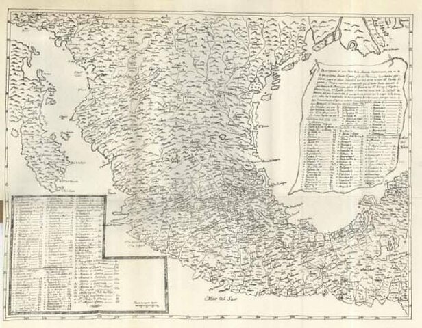 Primer mapa de México hecho por un Mexicano.