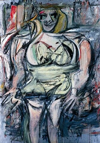 Mujer III (Expresionismo abstracto)