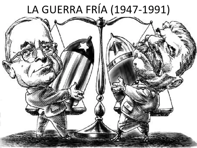 La Guerra Fría fue un conflicto que sucedió entre los años 1947 y 1991