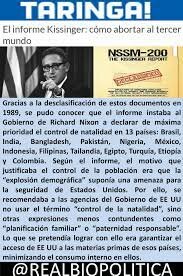 A partir del Memorandum Kissinger-MacNamara