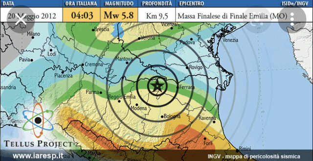 Terremoto in Emilia Romagna