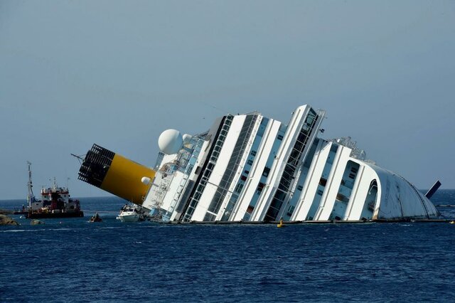 Hundiment del creur costa concordia