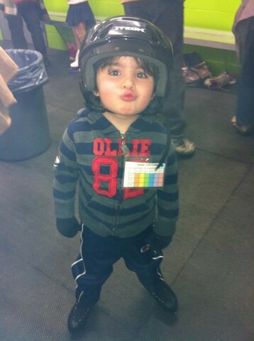 Premier cours de patin