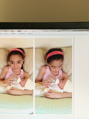 Nació mi hermano pequeño