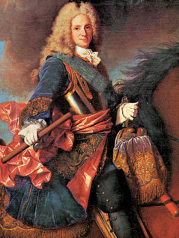 Ascension al trono de Felipe V de Anjou