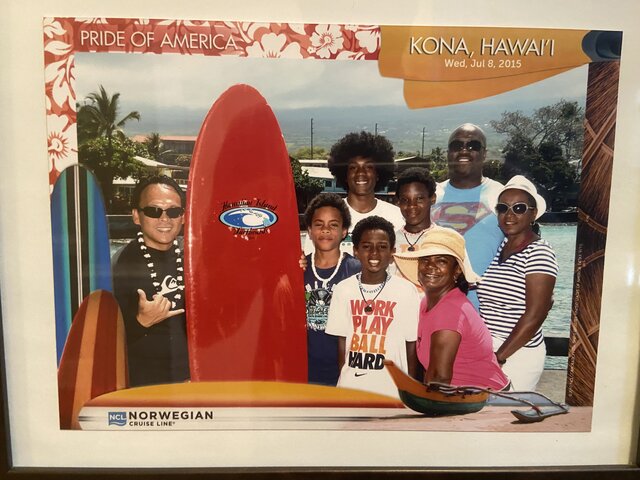 Mi familia y yo fuimos a Hawaii