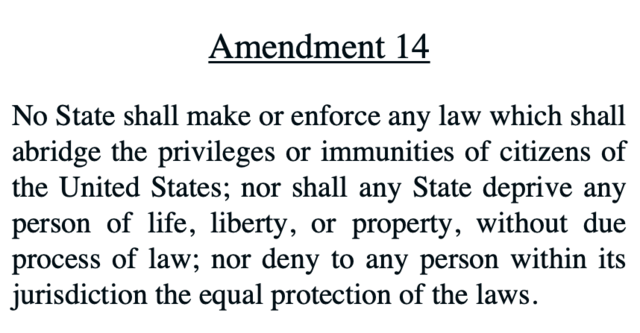 The 14th Amendment is Ratified