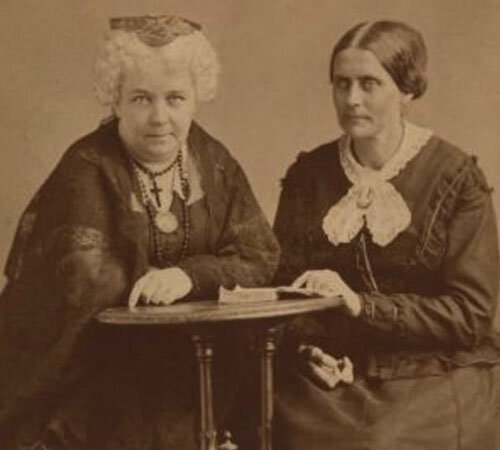 ELIZABETH CADY STANTON Y LUCRECIA MOTT