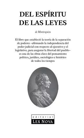 Publicación del Espíritu de las Leyes de Montesquieu