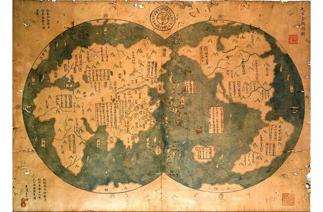 Mapa del mundo, Zheng He