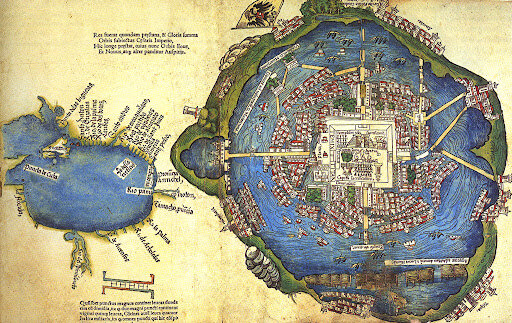 Mapa de Tenochtitlán