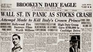 Crisis del modelo capitalista ( felices 20 y crash)