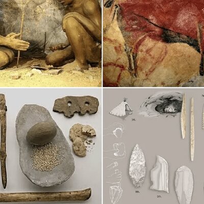 Timeline: Tema 1 : de la prehistoria a los visigodos