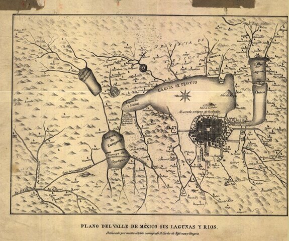 Plano del Valle de México