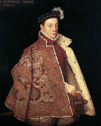 Death of Infante Don Carlos of Austria