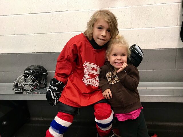 Quand j'ai commencé à jouer au hockey