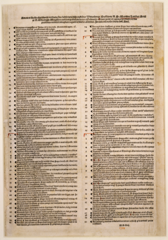 Lutero publica sus 95 tesis(renacimiento)