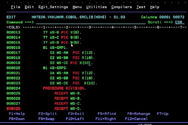 El desarrollo de COBOL
